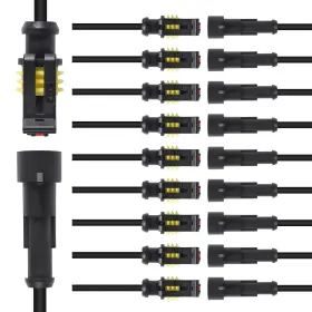 EC1691P3334 AITRIP Pin Connector Car Waterproof Electrical