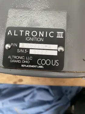 16B21H-A ALTRONIC Ignition Unit