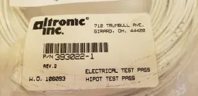 393022-1 ALTRONIC Harness Shielded Electrical Hipot #2