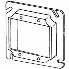 8486C APPLETON Etp Raised Outlet Square Box Cover