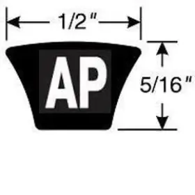 AP48 GATES Belt Rubber Power Transmission