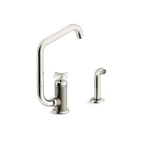 28667-3-SN KOHLER Gpm Kitchen Faucet Deck Mount Sidespray