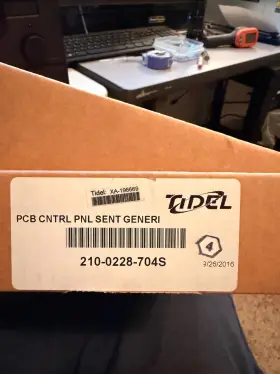 210-0228-704S TIDEL Pcb Control Panel Sentinel