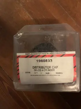 1960833 TISCO Nos Delco Distributor Cap Cylinder Tractors