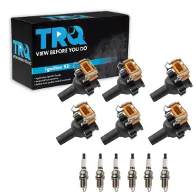 Trq B0frwyq22p Ignition Coil And Spark Plug Kit 12 Piece Compatible 1999 Bmw 328i 328is Z3