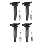 Ignition Coil Pack + Iridium Spark Plugs For Lexus Hs250h Pontiac Vibe Scion .... Fixed Price $77.87.