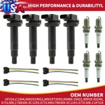 Ignition Coil & Spark Plug W/plugs For Toyota Scion Xa Xb 1.5l Uf316 90919-02240. Fixed Price $42.99.