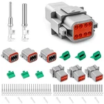 Jrready Dw1017 8 Pin Deutsch Dt Connector Kit, Ip68 Waterproof Electrical Automa. Fixed Price $56.01.
