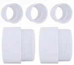 5x Charlotte Pipe 4" Pvc Dwv Male Adapter (drain, Waste And Vent) 5 Pack Lot. Fixed Price $27.29.