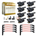 Round Ignition Coil + Acdelco Spark Plug Wire Set For Chevrolet Corvette Uf414. Fixed Price $194.99.