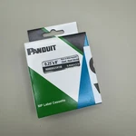 Panduit Heat Shrink Label Cassette 0.25" X 8ft Black On Clear Polyolefin. Fixed Price $39.95.