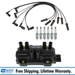 Ignition Coil Pack Spark Plugs & Plug Wire Set Kit For Gm Truck Van New. Fixed Price $134.95.