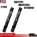 Set Of 2 Blades Fits John Deere 42" Lawn Mowers La100 La105 La110 Gx22151. Fixed Price $33.99.