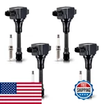 Ena Set Of 4 Platinum Spark Plug And Ignition Coil Pack Compatible Nissan. Fixed Price $136.19.