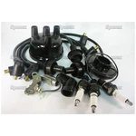 Complete Tune-up Kit For Ford 3 Cyl. Tractor 65-up Wires Cap Plugs Points Rotor+. Fixed Price $153.95.
