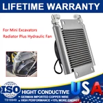 Radiator Plus Hydraulic Fan For Agt Mini Excavators Agt-h12-qh12srq Replacement. Fixed Price $114.40.