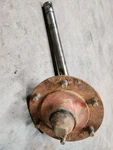 Ford Naa Tractor Original Front Left Wheel Spindle Shaft W/ Hub & Stud Bolts. Fixed Price $80.00.