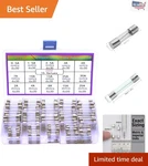 Assorted 250v Glass Fuse Kit 250 Pieces, 0.5a To 30a For Reliable Performance. Fixed Price $19.99.