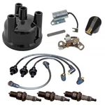 Fits Ford Tractor Ignition Tune Up Kit 2000 3000 4000 Wires Plugs Points Cap. Fixed Price $96.70.