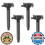 4 Pcs Ignition Coil Pack For Jeep Chrysler Dodge Ram Fiat L4 2.4l Uf751. Fixed Price $65.98.