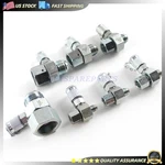Sinocmp 7pack Hydraulic Swivel Run Tee Connectors, Test Coupling Point Jic37. Fixed Price $112.71.