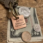 1973 Harley Davidson Motorcycles Solid Brass Key Fob 73. Fixed Price $15.95.