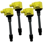 Hlz Product Yellow Performance Ignition Coil Packs Set Of 4 Compatible With H.... Fixed Price $73.28.
