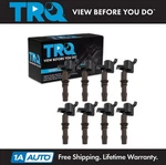 Trq Engine Spark Ignition Coil Direct Fit Brown Boot Set Of 8 For Ford Truck Suv. Fixed Price $112.95.