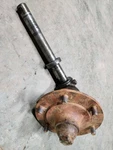 Ford Naa Tractor Original Front Right Wheel Spindle Shaft W/ Hub & Stud Bolts. Fixed Price $80.00.