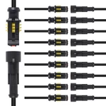 Aitrip 10 Kit 1 Pin Connector,way Car Waterproof Electrical Connector,1. Fixed Price $11.94.