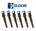 6 X Updated Ignition Coils With Spark Plug Connectors Eldor Oem For Bmw. Fixed Price $189.75.