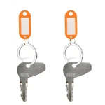 Femory 2 Pcs Ignition Keys Replacement For Kubota L, G & M Large, Silver. Fixed Price $9.75.