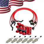 High Performance Ignition Coil Spark Plug Wires For 1998-2000 Ford F-150 V6 4.2l. Fixed Price $73.99.