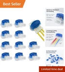 10pcs Waterproof 3-way Wire Connectors For Reliable Electrical Splice Solutions. Fixed Price $17.09.