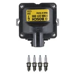 Bosch 1 Ignition Coil Denso 4 U-groove Spark Plug Kit For Golf Jetta Colt 924 L4. Fixed Price $264.95.