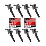 Mas Ignition Coils Dg508 And Motorcraft Spark Plugs Sp493 Compatible With For.... Fixed Price $137.20.