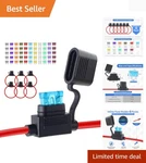 Heavy Duty 12awg Inline Fuse Kit - 6 Pack & 66 Fuses For Reliable Protection. Fixed Price $13.99.