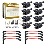 Uf414 Round Ignition Coil + Acdelco Spark Plug Wire For Chevrolet Corvette. Fixed Price $194.99.