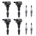 Autokay Ignition Coil And Spark Plugs Set Of 4 For Hyundai Sonata 2015-2017. Fixed Price $125.16.