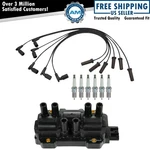 Ignition Coil Pack Spark Plugs & Plug Wire Set Kit For Gm Truck Van New. Fixed Price $134.85.