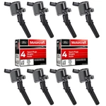Mas Ignition Coils Dg508 And Motorcraft Spark Plugs Sp493 Compatible With Ford. Fixed Price $146.85.
